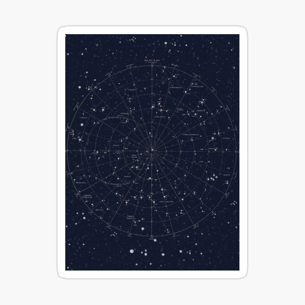 The sky and the constellations iPhone Case
