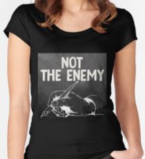 Not The Enemy Women's Fitted Scoop T-Shirt