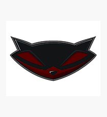 Sly Cooper Black/Red Photographic Print