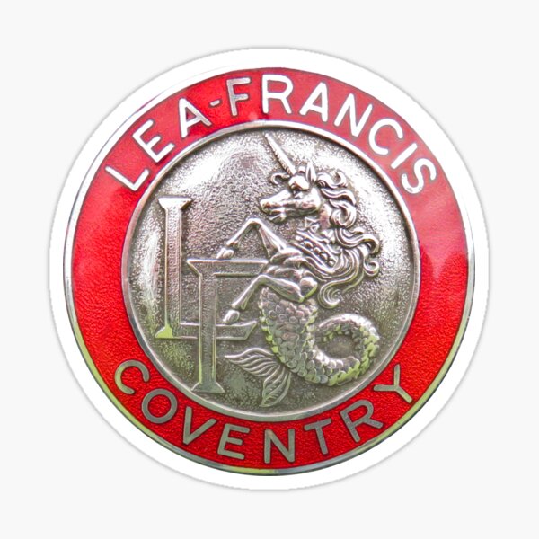 Item preview, Lea Francis Coventry classic car emblem designed and sold by soitwouldseem.
