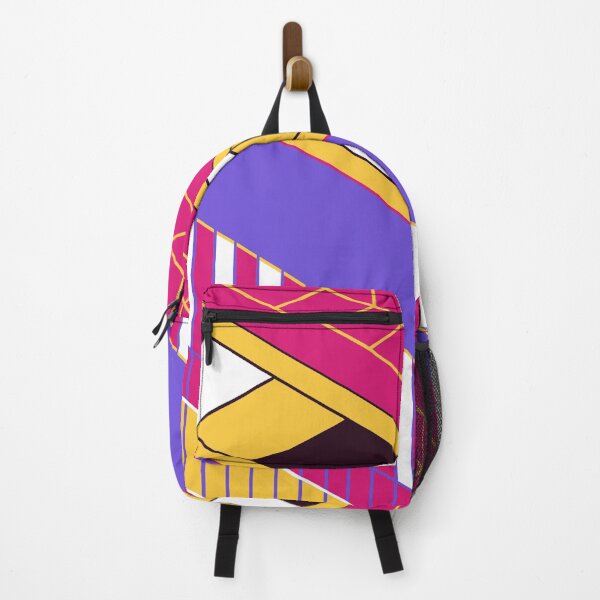 Item preview, Isometric geometric art in vibrant pink, yellow and lilac designed and sold by elliebart.