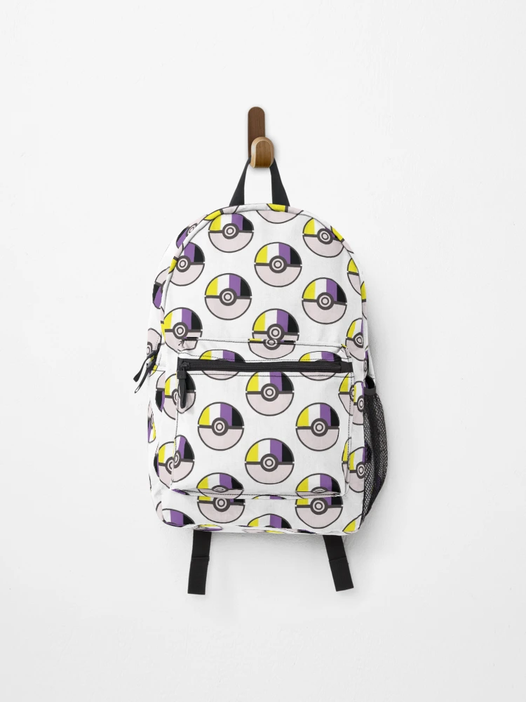 Thumbnail 1 of 3, Backpack, PrideBall — Nonbinary designed and sold by Littlezilla.