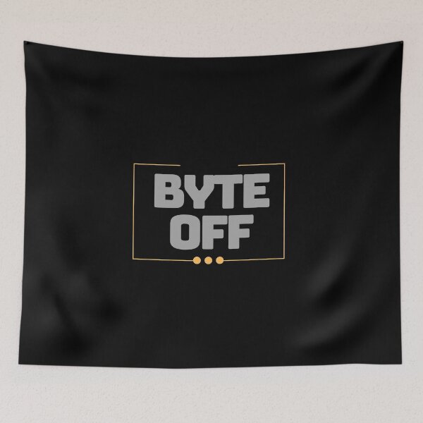 Item preview, BYTE OFF Graphic Shirt designed and sold by WilkDesign.