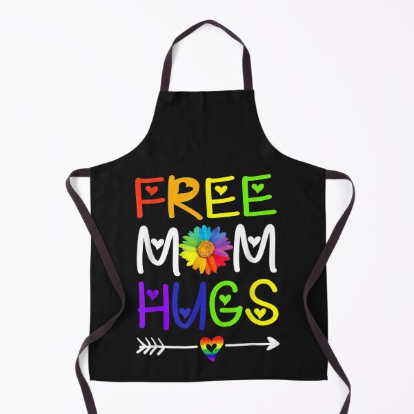 Item preview, Rainbow Heart LGBT Pride Month Free Mom Hugs Daisy T-Shirt designed and sold by Knight-Saverin.