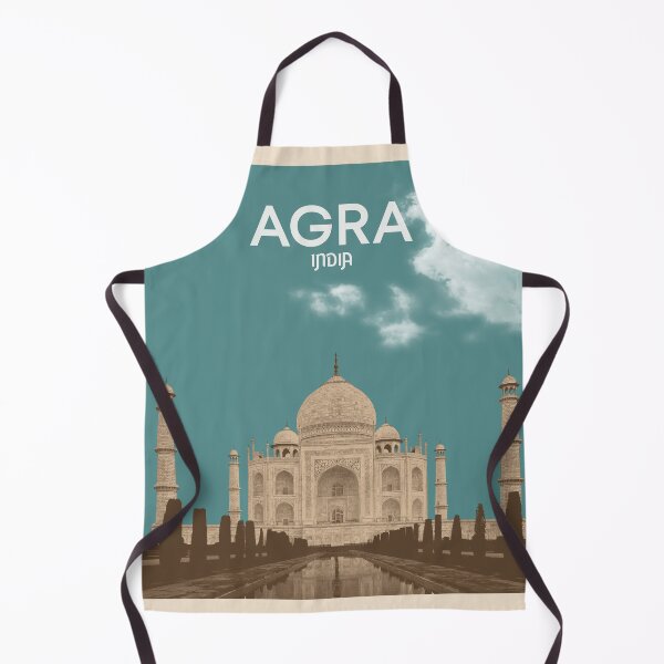 Item preview, Taj Mahal Agra India Vintage Graphic Art designed and sold by boholoc0.