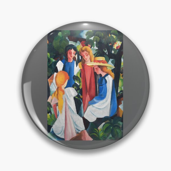 Item preview, August Macke Four Girls Classic designed and sold by Revonda Codjoe.