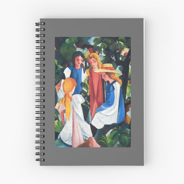 Item preview, August Macke Four Girls Classic designed and sold by Revonda Codjoe.