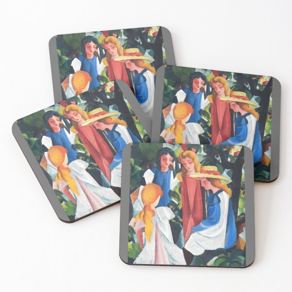 Item preview, August Macke Four Girls Classic designed and sold by Revonda Codjoe.