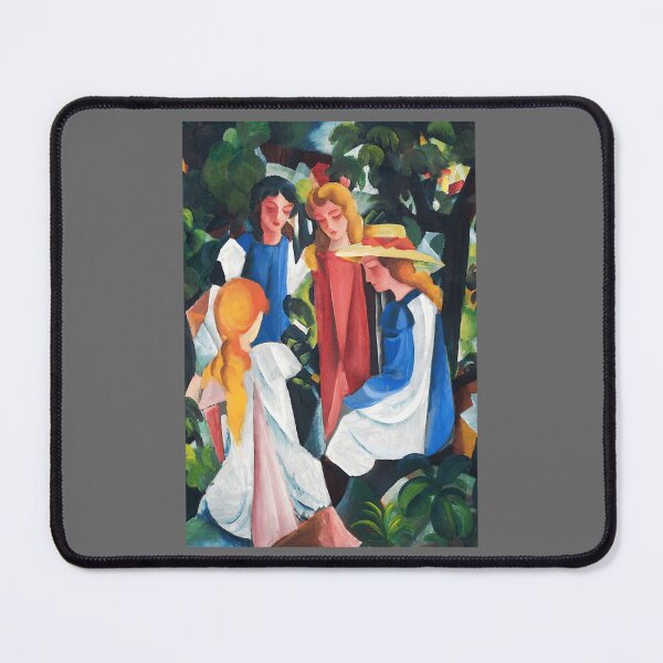 Item preview, August Macke Four Girls Classic designed and sold by Revonda Codjoe.