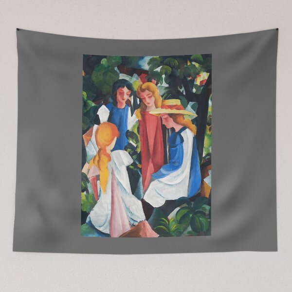 Item preview, August Macke Four Girls Classic designed and sold by Revonda Codjoe.