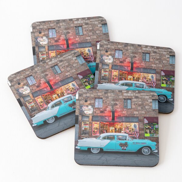 Item preview, Old vintage car on Route 66 designed and sold by RobWalkley.