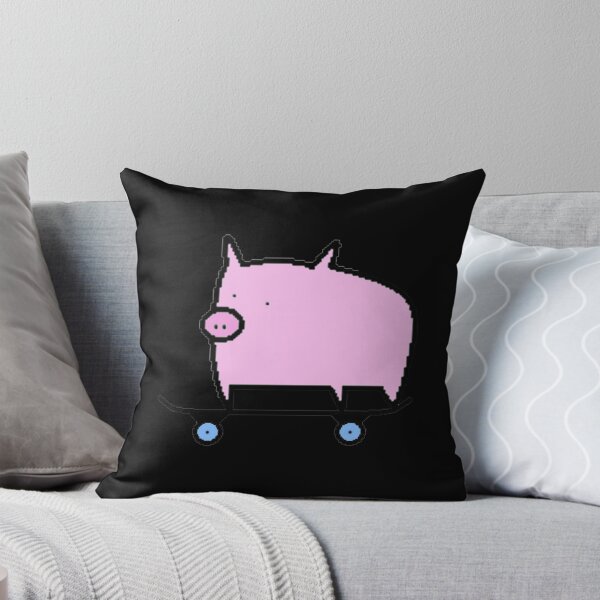 Item preview, Skating Pig Loving Life Sticker designed and sold by heajosephgi3.