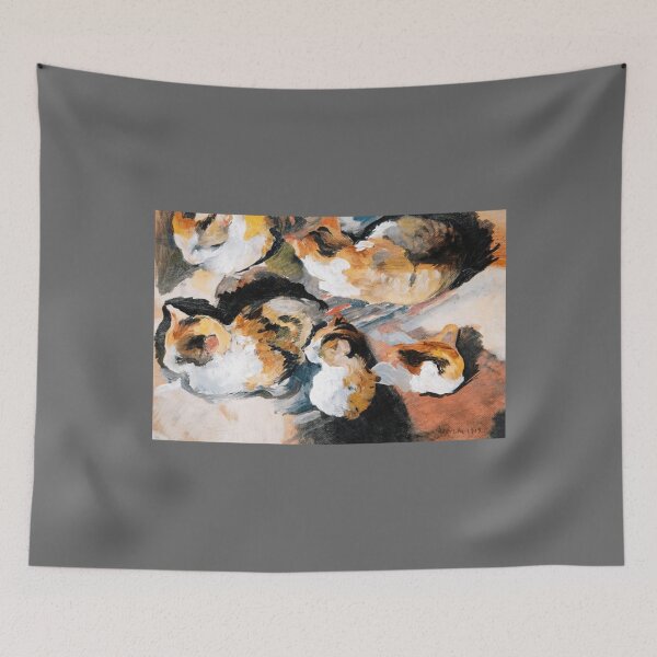 Item preview, August Macke Katzenstudien Study of a Cat 1909 Classic designed and sold by Revonda Codjoe.