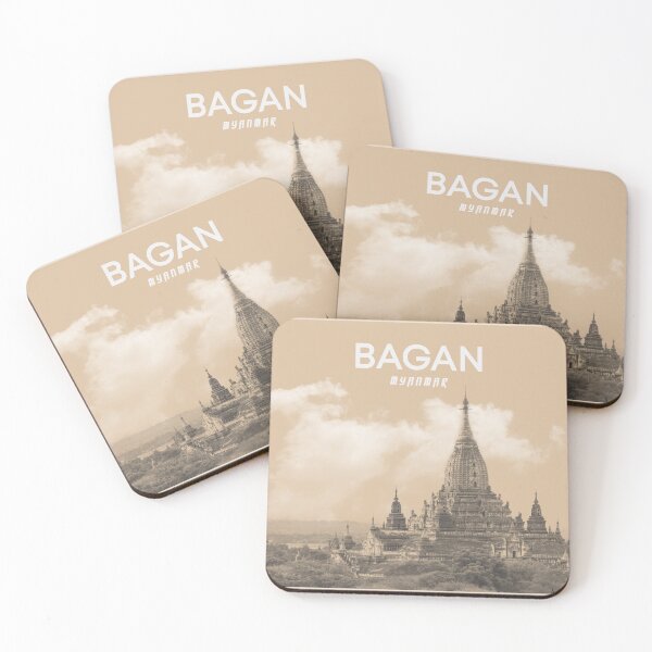 Item preview, Bagan Myanmar Old Temples Graphic Art designed and sold by boholoc0.