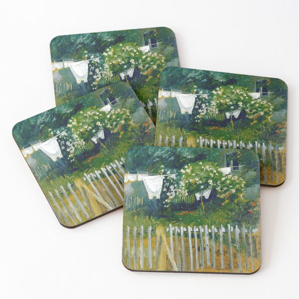Item preview, August Macke Laundry in the garden in Kandern 1907 Classic designed and sold by Revonda Codjoe.