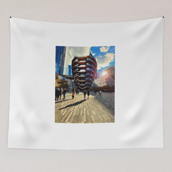 Item preview, The Vessel in New York City shining on a sunny day designed and sold by Aviation Tees.