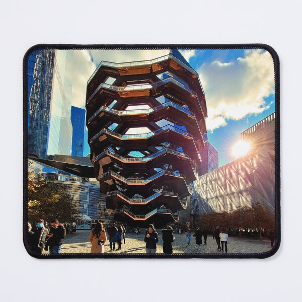 Item preview, The Vessel in New York City shining on a sunny day designed and sold by Aviation Tees.