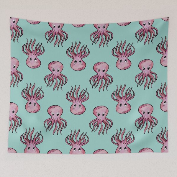 Item preview, Watercolor Octopus designed and sold by kmstudio.