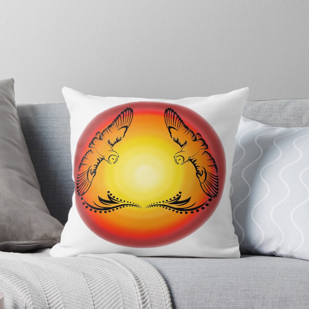 Item preview, Throw Pillow designed and sold by OutcastTattoo01.