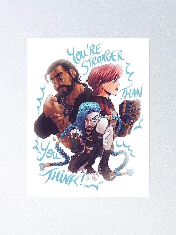 arcane-jinx-vi-and-vander-poster-for-sale-by-lohcan-redbubble