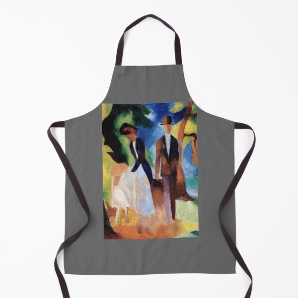 Artikelvorschau, August Macke People by a Blue Lake 1913 berühmtes Gemälde Classic entworfen und verkauft von Revonda Codjoe.