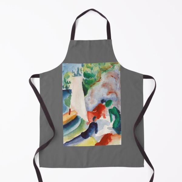 Artikelvorschau, August Macke Picknick am Strand Picknick nach Segeln 1913 Classic entworfen und verkauft von Revonda Codjoe.