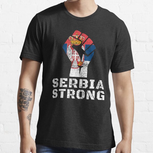 Unisex Nation T-shirt Serbia Flag Serbs T-shirts Jersey For Men