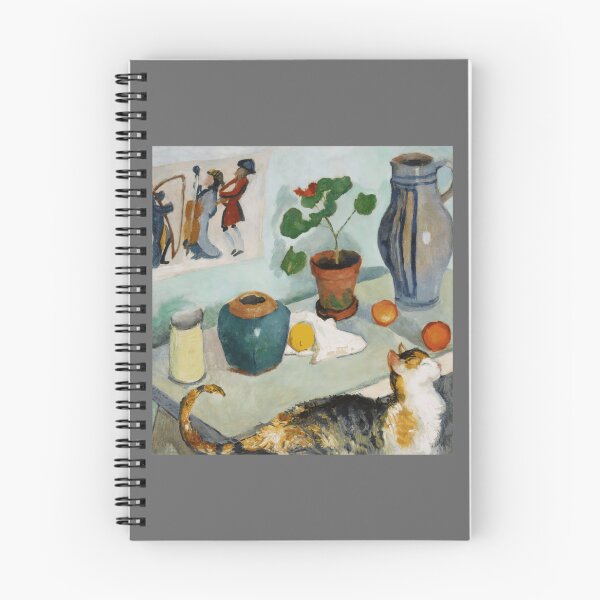 Item preview, August Macke Still life with a cat Classic designed and sold by Revonda Codjoe.