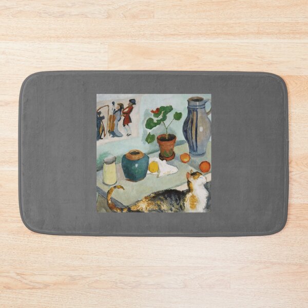 Item preview, August Macke Still life with a cat Classic designed and sold by Revonda Codjoe.