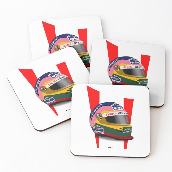 Item preview, Jacques Villeneuve 1997 - Helmet flag NO TEXT designed and sold by JageOwen.
