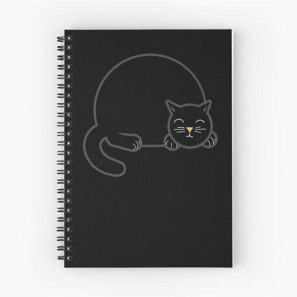 Item preview, Sleeping Chubby Kitty - Black designed and sold by KristalStittle.