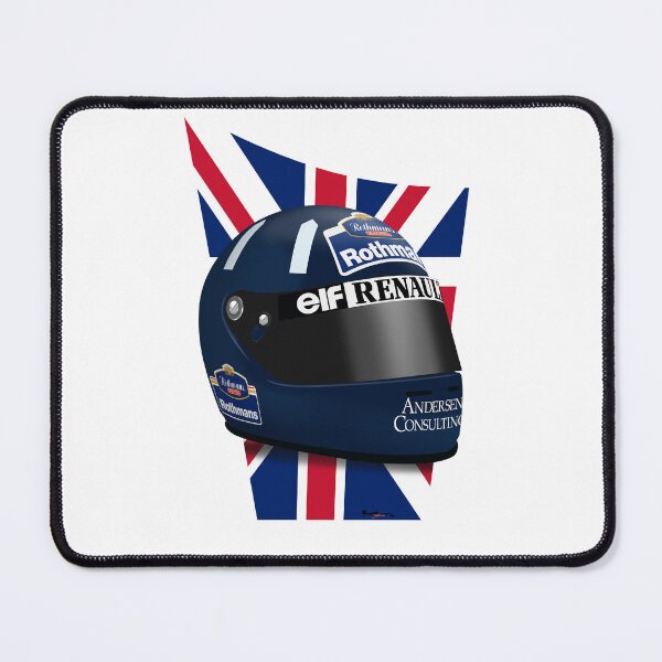 Item preview, Damon Hill 1996 - Helmet flag NO TEXT designed and sold by JageOwen.