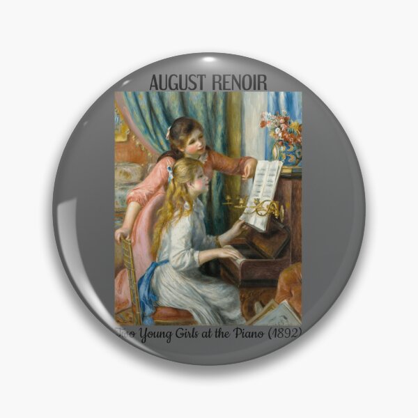 Item preview, Auguste Renoir - Two Young Girls at the Piano - 1892 - Painting - Painter - Art - Artist Classic T-S designed and sold by Revonda Codjoe.