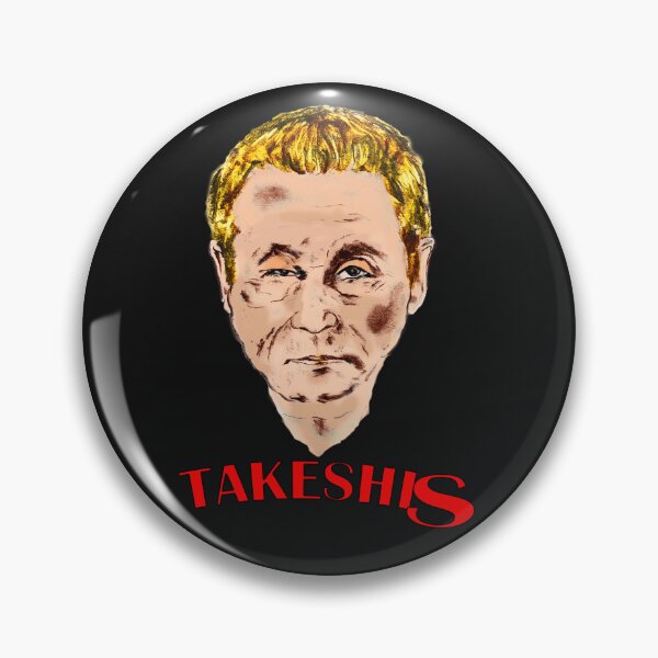 Takeshi Pins and Buttons for Sale