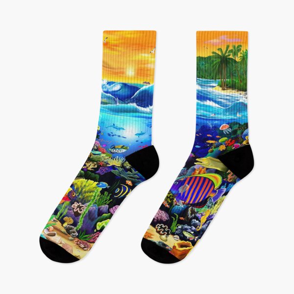 Item preview, Sunset Coral Reef designed and sold by GeraldNewtonArt.