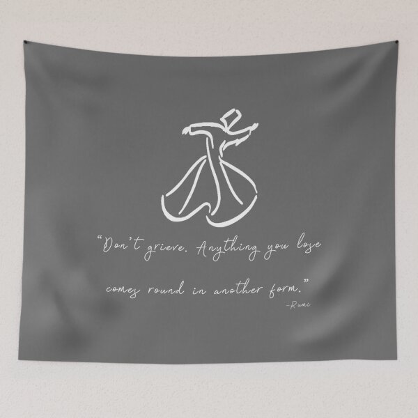 Item preview, Rumi Quotes Sufi dance  Essential designed and sold by AbelBahringer.