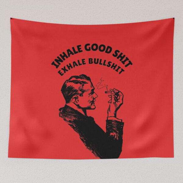 Item preview, Inhale Good Shit Exhale Bullshit, Smoke Weed Everyday, Funny Cannabis Gift designed and sold by BestDesignbySof.