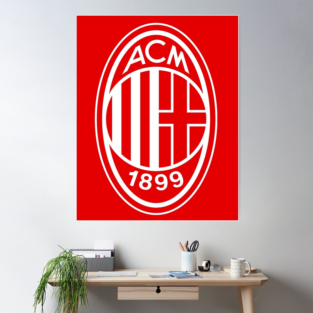 Milan Logo Poster for Sale by birbotti