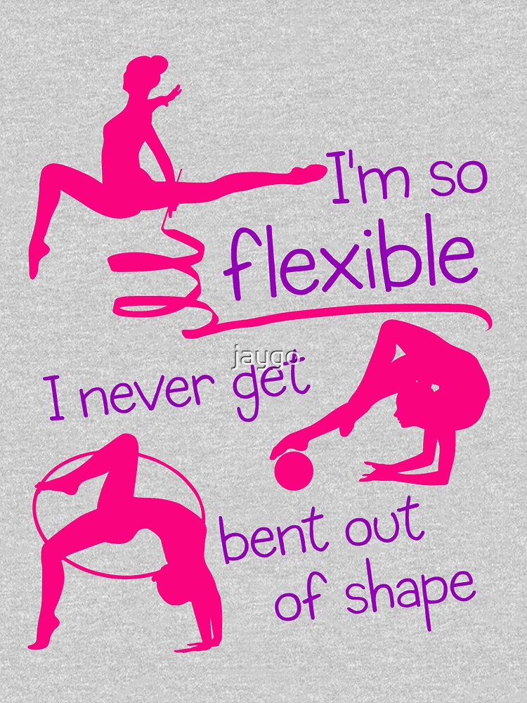 I'm So Flexible Rhythmic Gymnastics Design | Kids Pullover Hoodie