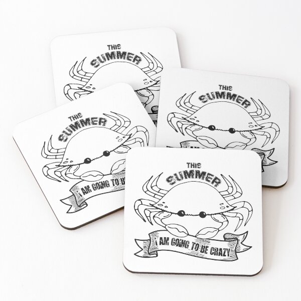 Item preview, Crab summer T-shirt | Sticker, logo and shirt designed and sold by Billium Halder.