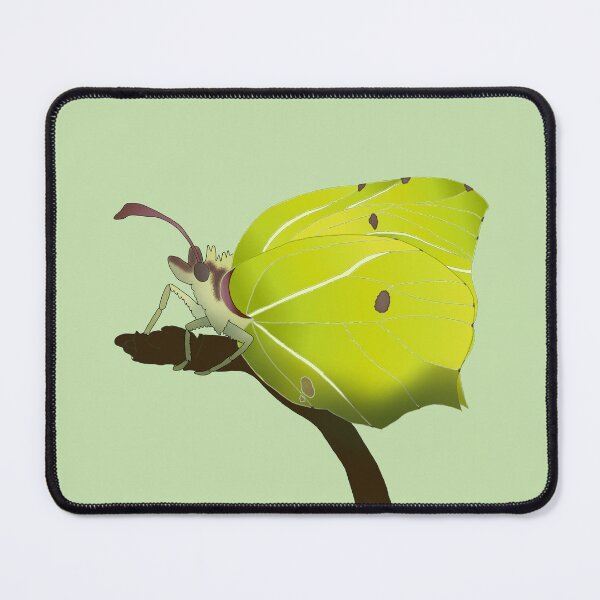Item preview, Brimstone butterfly on branch, cute butterfly designed and sold by Chrysalid Creations.