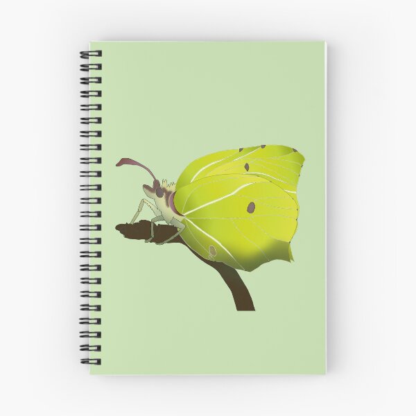 Item preview, Brimstone butterfly on branch, cute butterfly designed and sold by Chrysalid Creations.