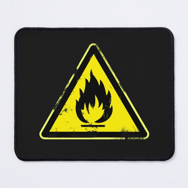 Item preview, Flammable Material Sign designed and sold by urbancrab.