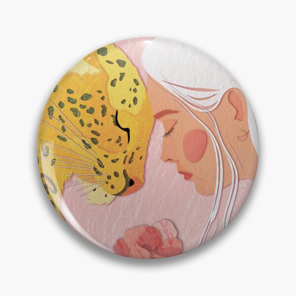 Item preview, the girl with the leopard designed and sold by Kosinskaya.