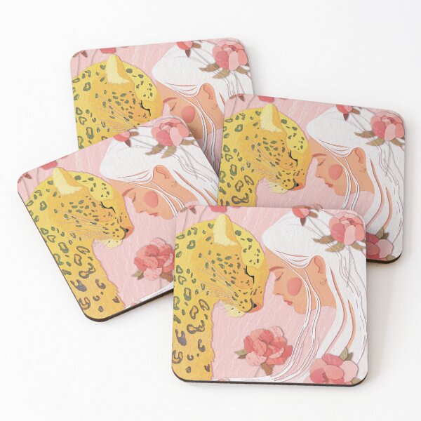 Item preview, the girl with the leopard designed and sold by Kosinskaya.