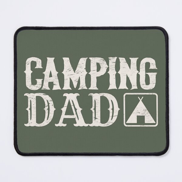 Item preview, Distressed Style Camping Dad Fun Camping Black Text Design designed and sold by TrulyEpoque.