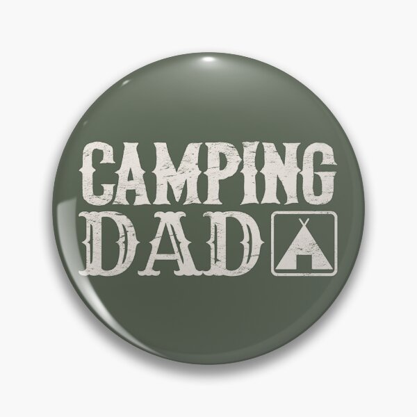 Item preview, Distressed Style Camping Dad Fun Camping Black Text Design designed and sold by TrulyEpoque.