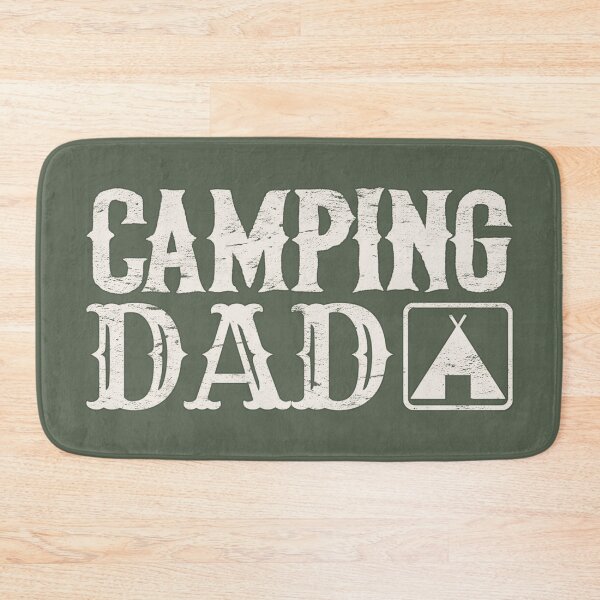 Item preview, Distressed Style Camping Dad Fun Camping Black Text Design designed and sold by TrulyEpoque.
