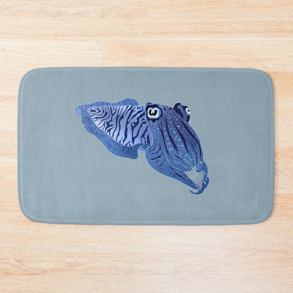 Item preview, Cute Cuddlefish, blue cuttlefish, cephalopod designed and sold by Chrysalid Creations.