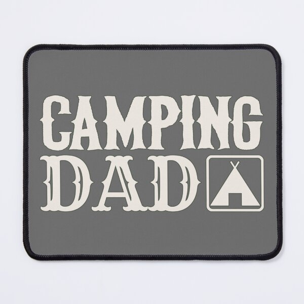 Item preview, Black Outline Camping Dad Fun Camping Design designed and sold by TrulyEpoque.
